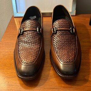 Johnston & Murphy Men's Cormac Woven Bit made in Italy Mens 9